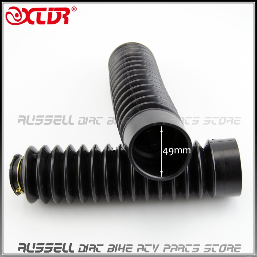 2-Pcs-Cafe-Racer-Front-Shock-Absorber-Dust-Protection-Rubber-Cover-22cm-High-Quality-for-Honda-2