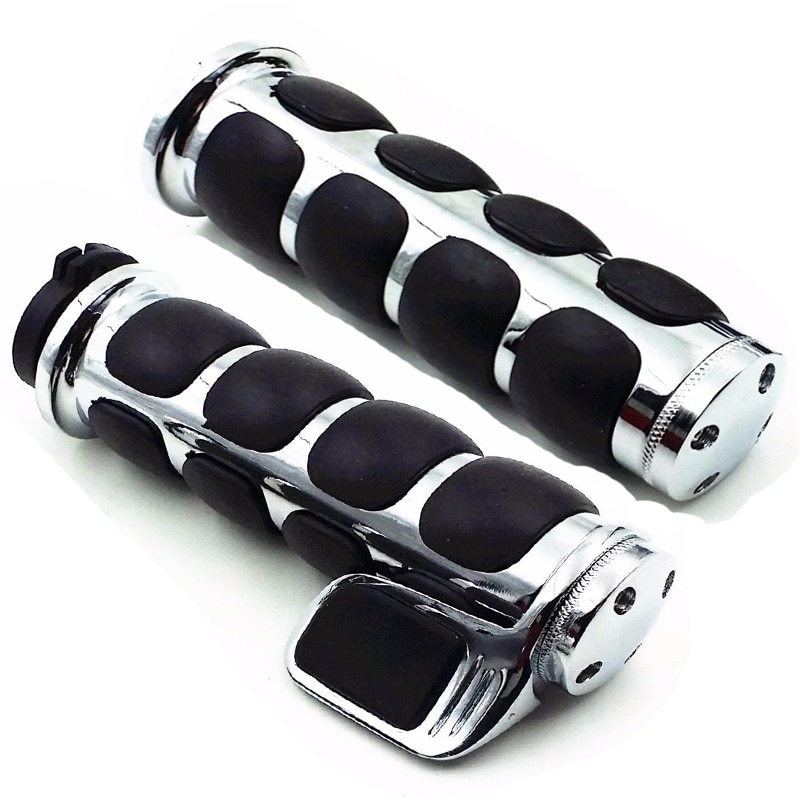 22mm 7/8" Handlebar Hand Grips For Honda Gold Wing GL 1100 1200 1500