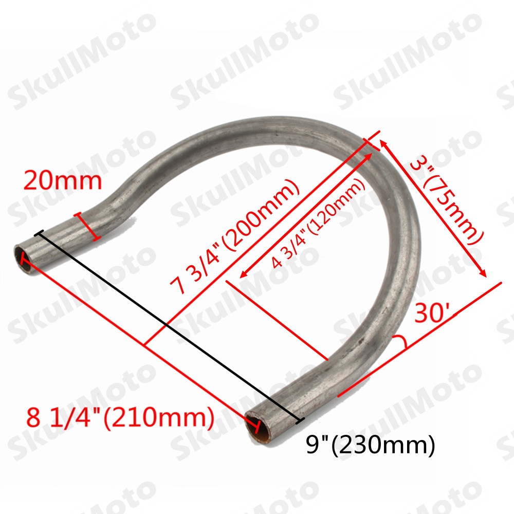 230mm-Motorcycle-Bike-9-Upswept-Kick-Up-Frame-Seat-Hoop-Loop-For-Honda-CB750-CB550-CB500-4