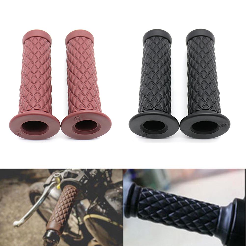 2Pcs-22mm-Universal-Rubber-Porous-Carved-Anti-skid-Cafe-Racer-Motorcycle-Handlebar-Grip-Sleeve-Cover-Motorcycle