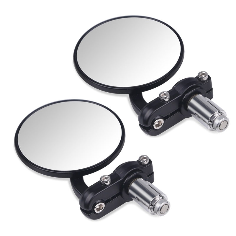 2Pcs-Motorcycle-Rear-Mirror-Motorcycle-Handlebar-End-Mirror-22mm-for-Cafe-Racer-Black-Handle-7-8-1