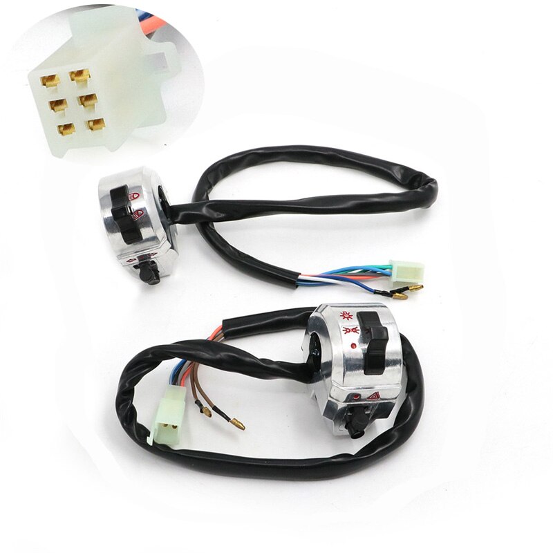 7/8" 22mm Motorcycle Bike Handle Bar Switches Control Light Switch Indicator For KTM Yamaha