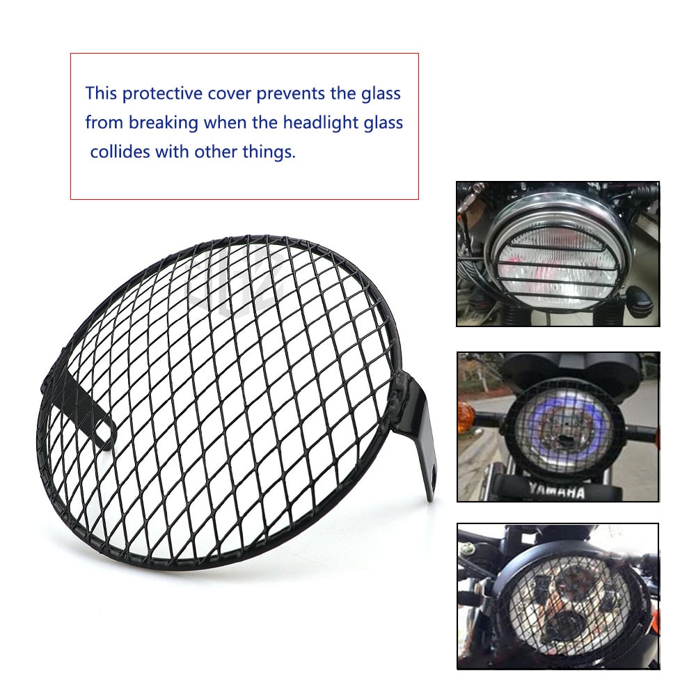 7-inch-Motorcycle-Universal-Vintage-Headlight-Protector-Retro-Grill-Light-Lamp-Cover-For-Harley-Ducati-Chopper-3
