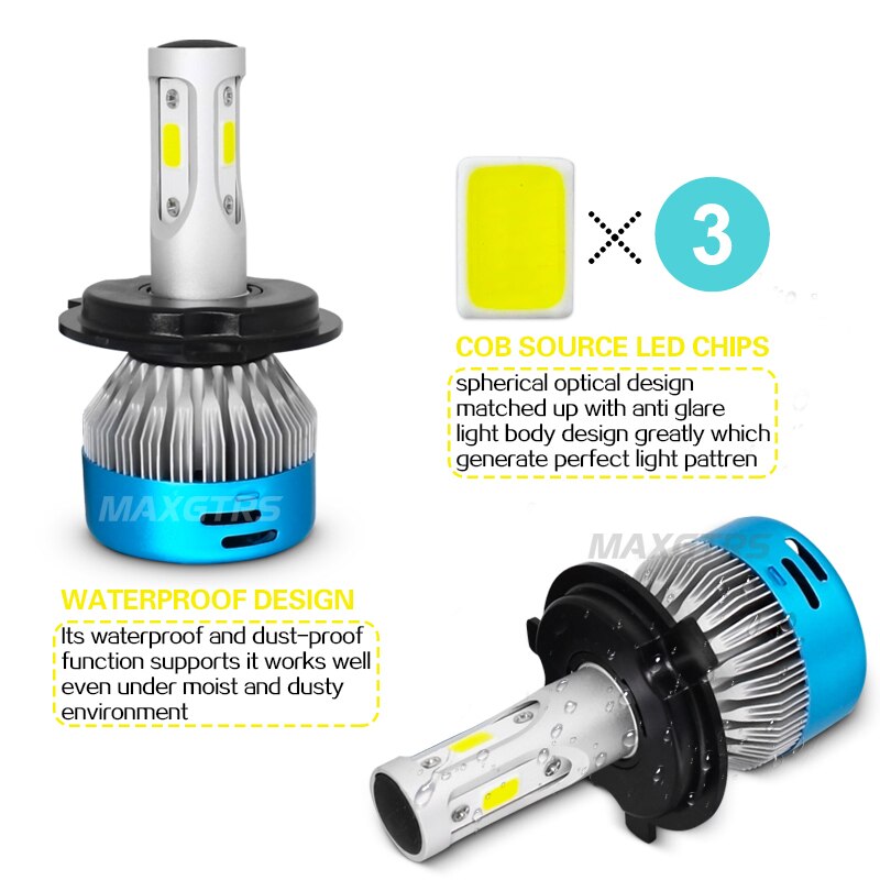 AC-12v-24V-HS1-LED-Motorcycle-Headlight-H4-led-bulb-4000LM-Motorbike-HS1-light-40W-BA20D-4