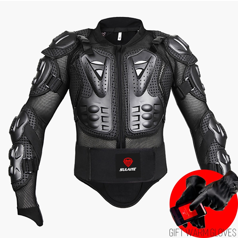 Black-RED-Motorcycles-Armor-Protection-Motocross-Clothing-Jacket-Protector-Moto-Cross-Back-Armor-Protector-Motorcycle-Jackets