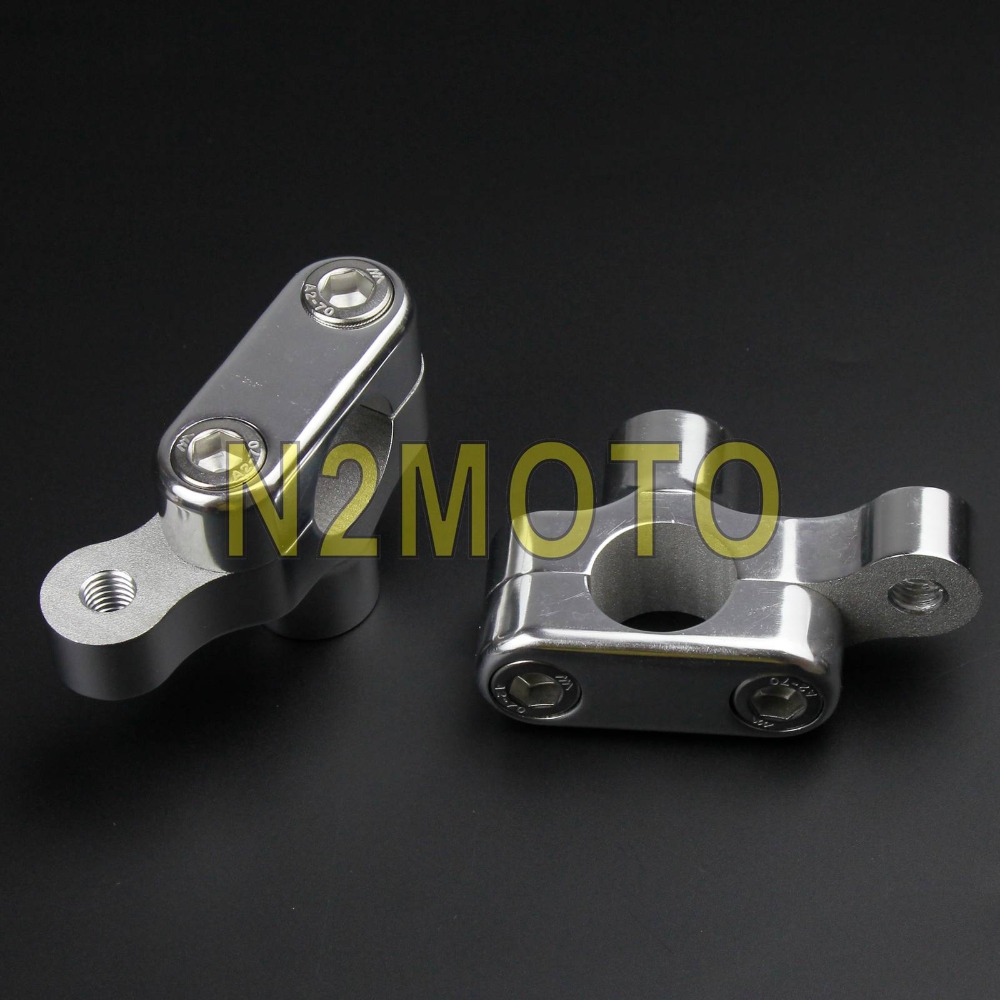 CNC-Aluminum-1-Handlebar-Riser-Offset-Meter-GPS-Phone-Mounting-Bracket-25mm-Bar-Extension-Kit-for-2