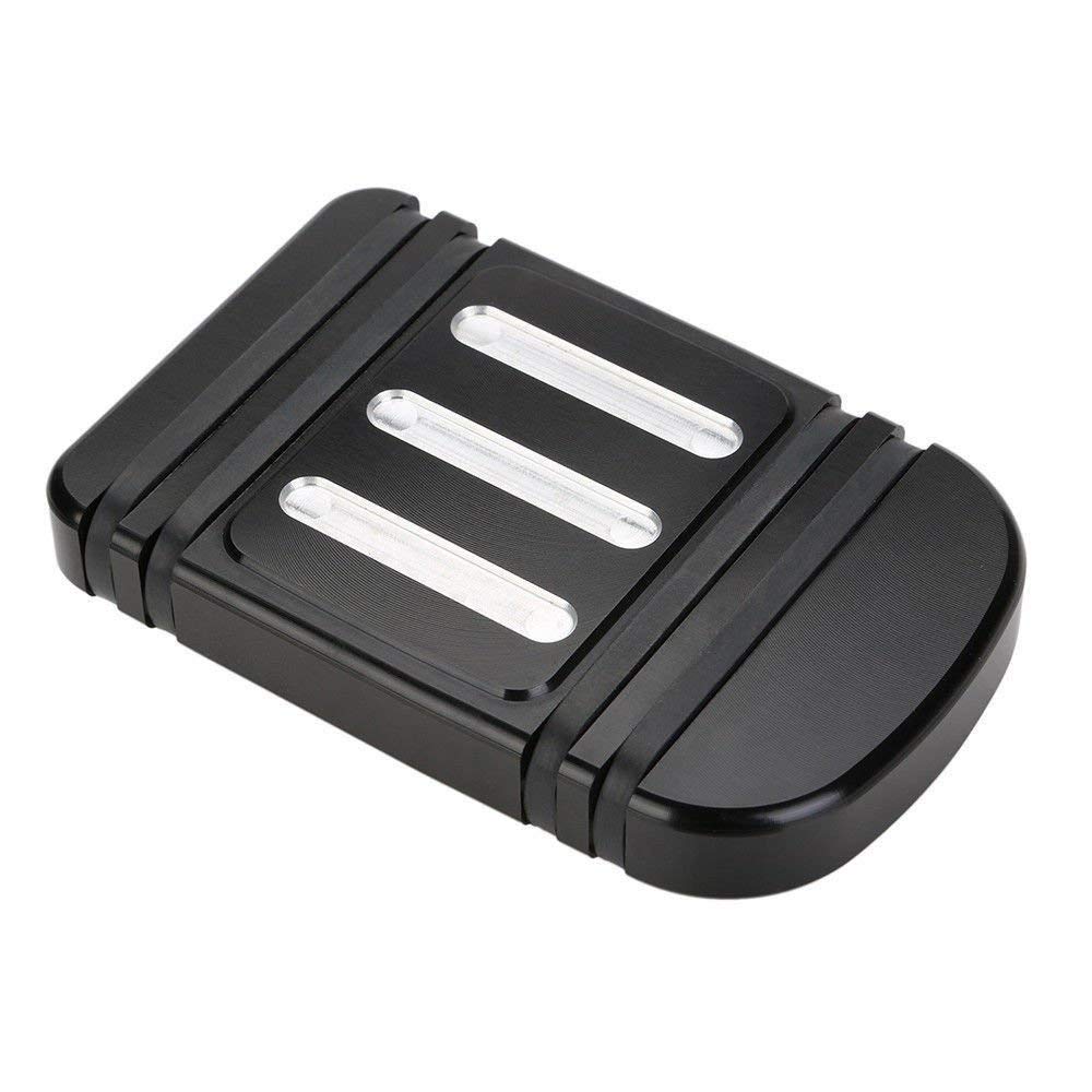 CNC-Brake-Pedal-Pad-Cover-for-Harley-Touring-Street-Glide-Road-King-Tri-Black-Electra-Street-2