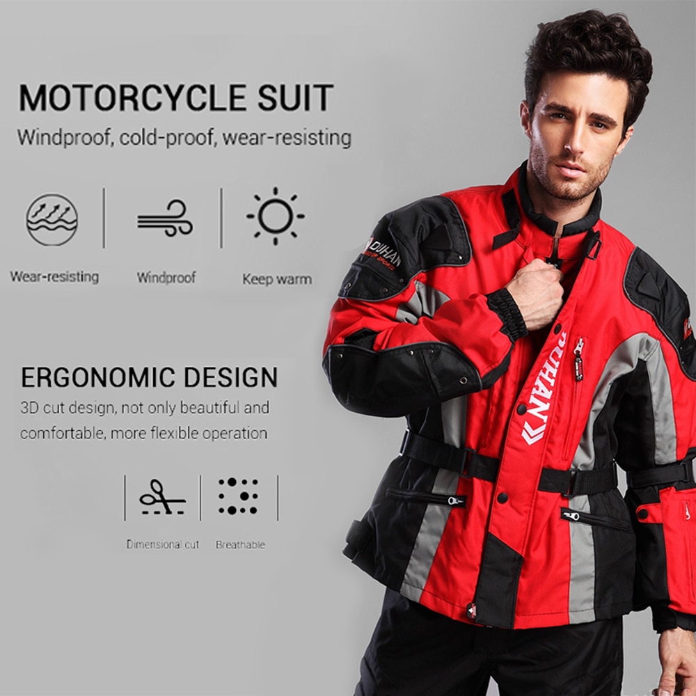 DUHAN-Autumn-Winter-Cold-proof-Motorcycle-Jacket-Moto-Protector-Motorcycle-Pants-Moto-Suit-Touring-Clothing-Protective-4