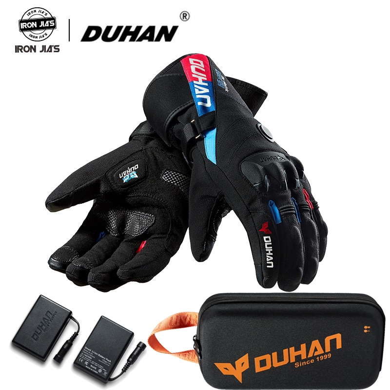 Duhan-Winter-Motorcycle-Gloves-Constant-Temperature-Heating-Warm-Windproof-100-Waterproof-Moto-Guantes-Motorbike-Riding-Gloves