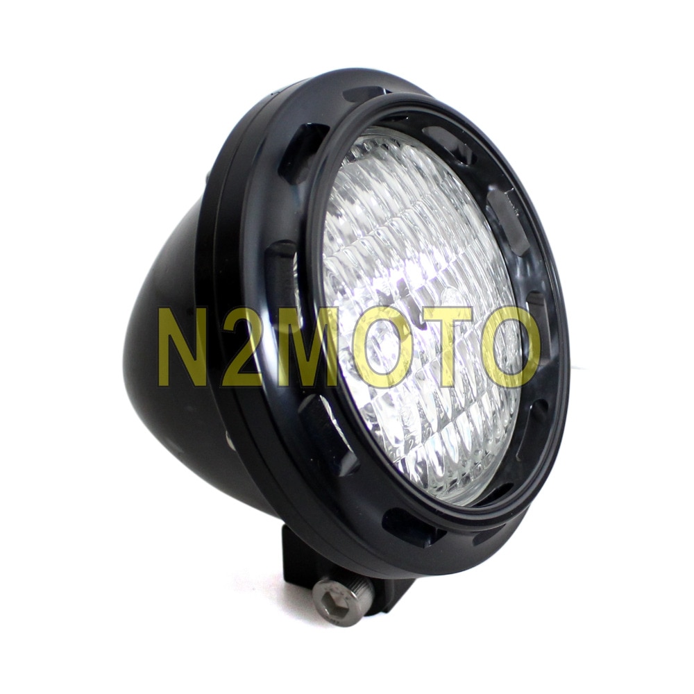 H4-Bulb-Retro-Black-Billet-Aluminum-Motorcycle-4-Headlight-Headlamp-Light-for-Harley-Cafe-Racer-Sportster-1