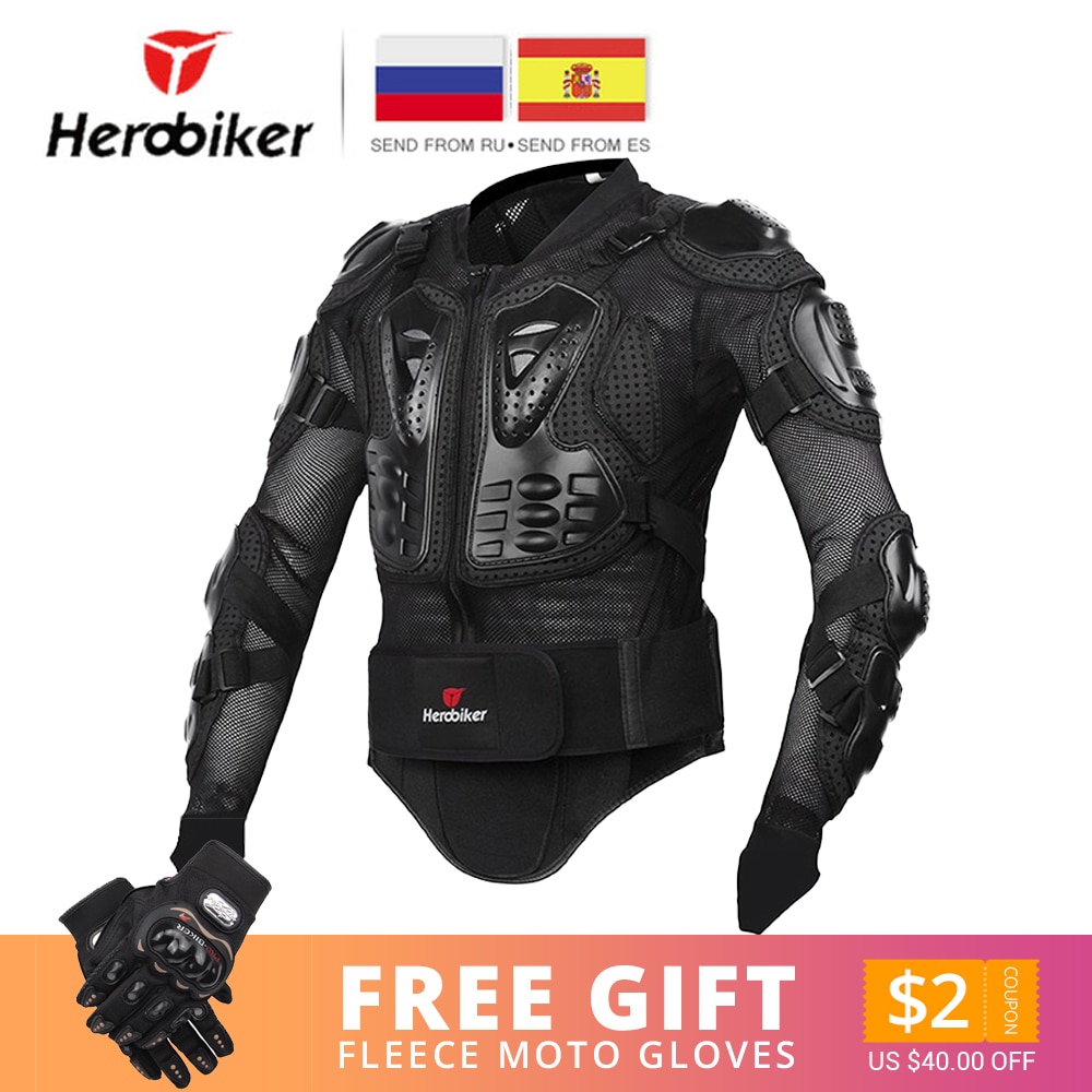 HEROBIKER-Motorcycle-Jacket-Men-Full-Body-Motorcycle-Armor-Motocross-Racing-Moto-Jacket-Riding-Motorbike-Protection-Size