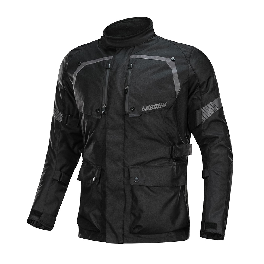 LYSCHY Motorcycle Jacket Men Winter Waterproof Motorbike Riding