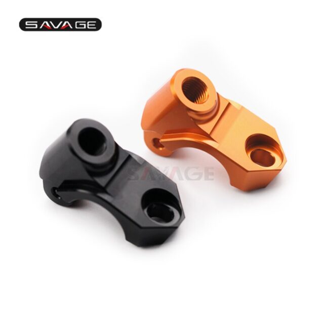 Left Clutch Master Cylinder Mirror Mount Clamp Cover For KTM DUKE 690