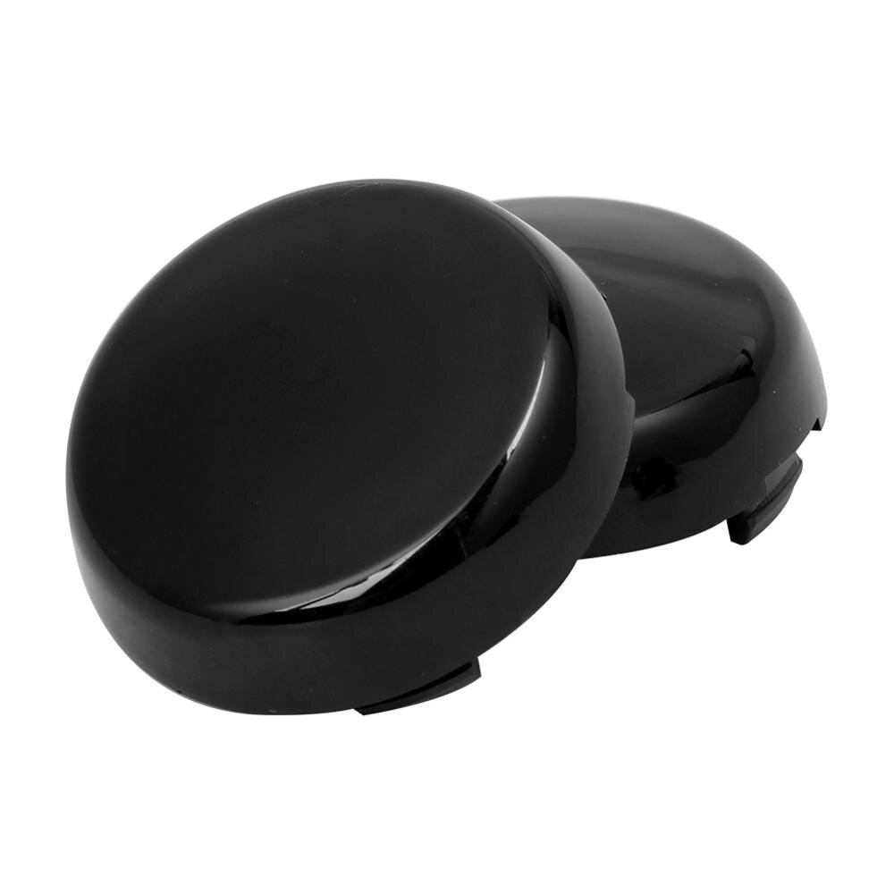 Motorcycel-Black-4-X-Turn-Signal-Light-Indicator-Lens-Cover-For-Harley-Dyna-Softail-Sportster-1200-2