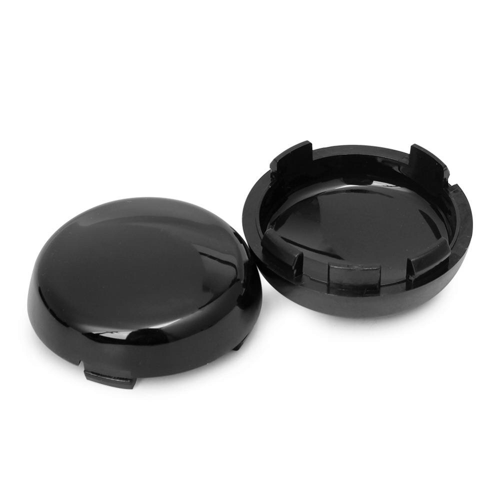 Motorcycel-Black-4-X-Turn-Signal-Light-Indicator-Lens-Cover-For-Harley-Dyna-Softail-Sportster-1200-3