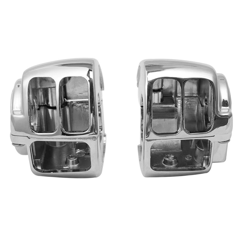 Motorcycle Aluminum Chrome Handlebar Switch Housing Cover For Harley
