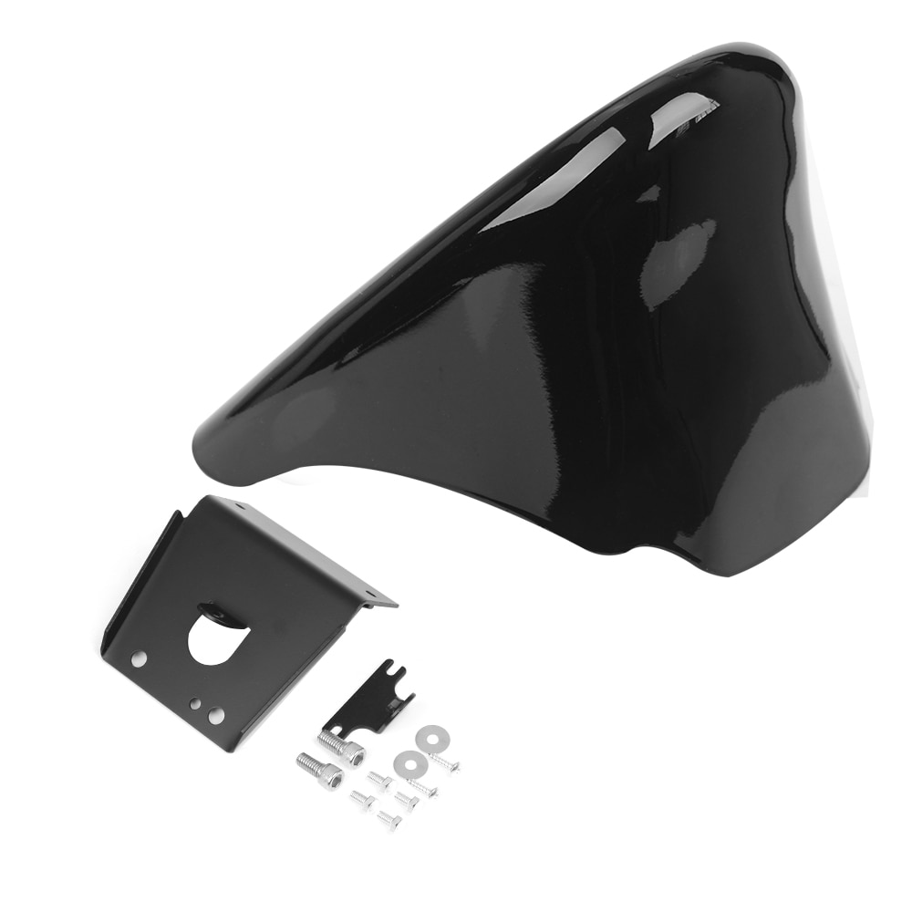 Motorcycle-Black-Front-Bottom-Spoiler-Mudguard-Air-Dam-Chin-Fairing-For-Harley-Sportster-XL-Iron-883-3
