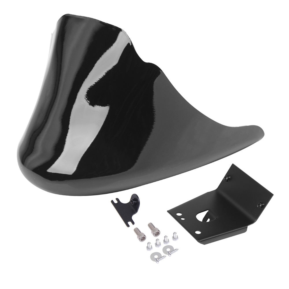 Motorcycle-Black-Front-Bottom-Spoiler-Mudguard-Air-Dam-Chin-Fairing-For-Harley-Sportster-XL-Iron-883