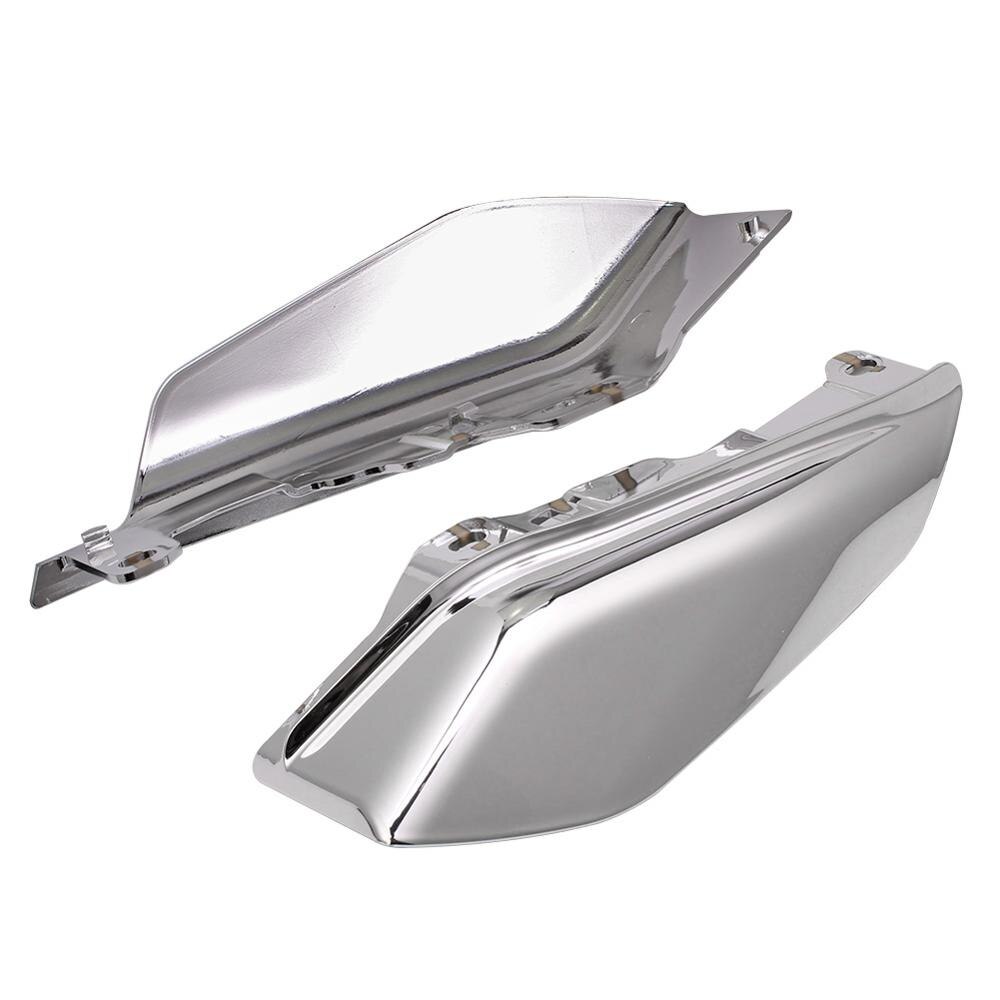 Motorcycle Chrome MidFrame Air Deflector Heat Shield Fit For Harley