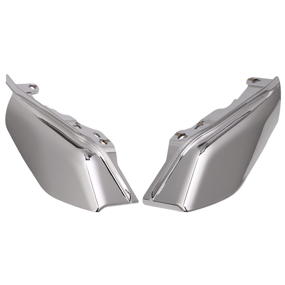 Motorcycle-Chrome-Mid-Frame-Air-Deflector-Heat-Shield-Fit-For-Harley-Touring-Electra-Road-Street-Glide-2