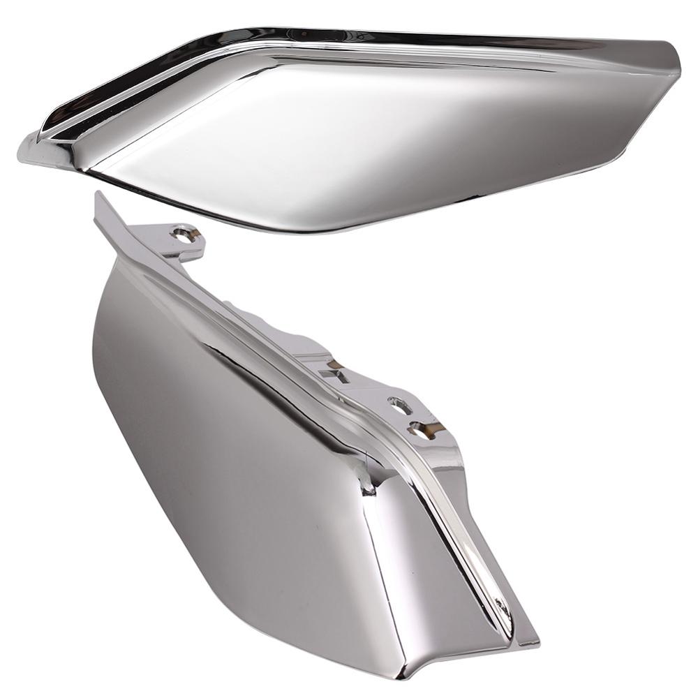 Motorcycle-Chrome-Mid-Frame-Air-Deflector-Heat-Shield-Fit-For-Harley-Touring-Electra-Road-Street-Glide-4
