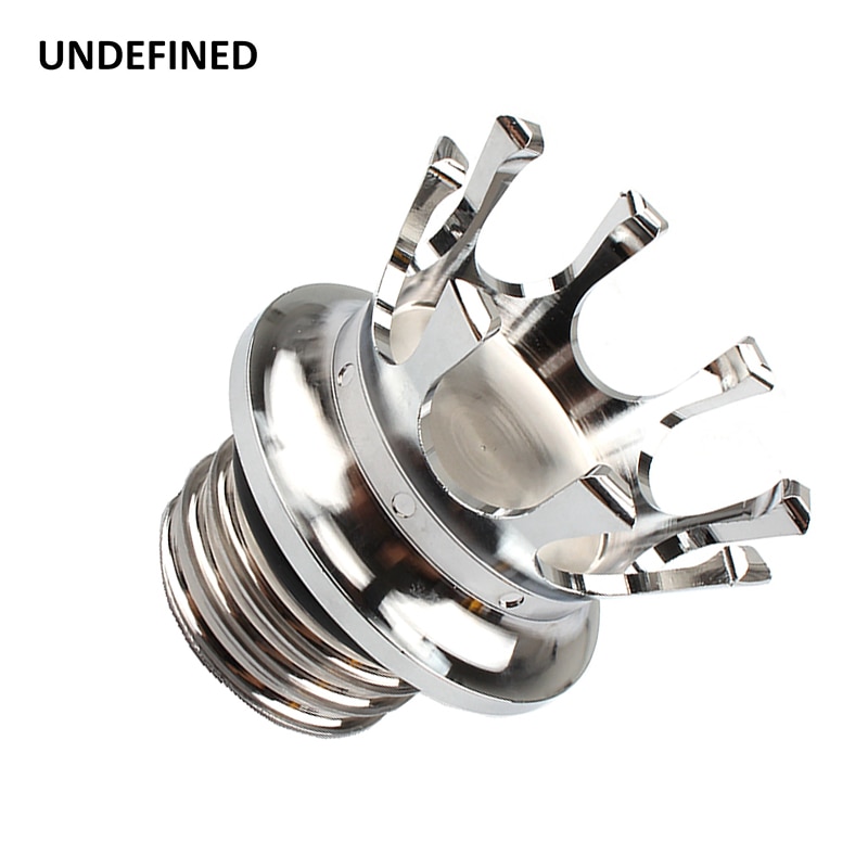 Motorcycle Crown Style Gas Cap Aluminum Flush Reservoir Fuel Tank Caps