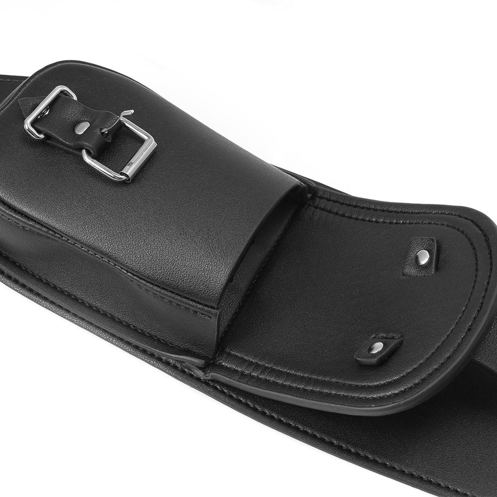 Motorcycle-Gas-Fuel-Tank-Leather-Bag-Dash-Console-Center-Pouch-Black-Bag-Leather-For-Harley-Sportster-5