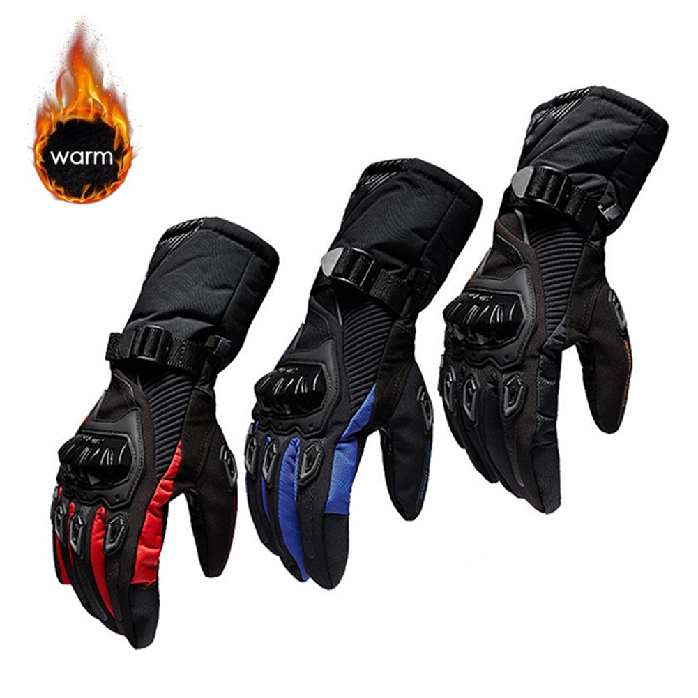 New Winter Motorcycle Gloves Waterproof And Warm Four Seasons Riding