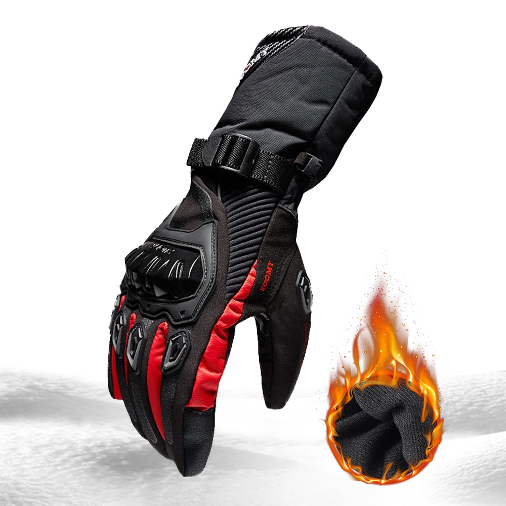 SUOMY Motorcycle Gloves Men 100 Waterproof Windproof Winter Moto Gloves Touch Screen Gant Moto