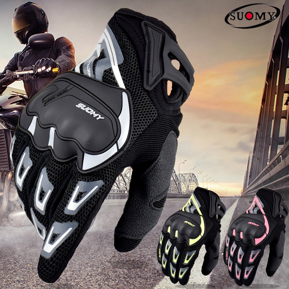 SUOMY-Summer-Breathable-Motorcycle-Gloves-Touch-Screen-Guantes-Motorbike-Protective-Gloves-Cycling-Racing-Full-Finger-Gloves