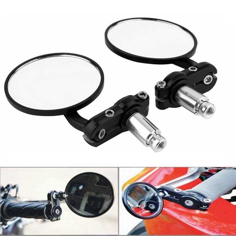 2pcs-Pair-Motorcycle-Rear-View-Mirrors-Round-7-8-Handle-Bar-End-Foldable-Motorbike-Side-Mirror