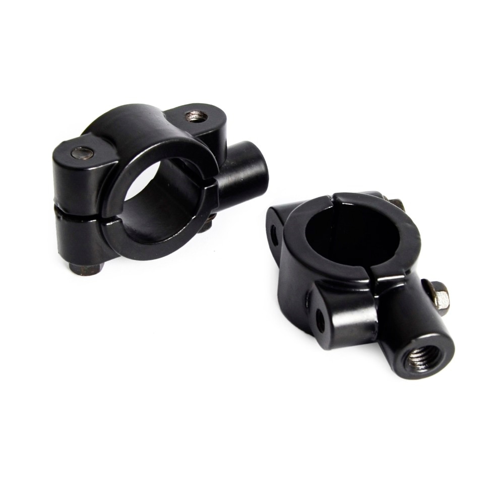 7/8" Motorcycle Handle Bar Mirror Mount Holder Rearview Handlebar