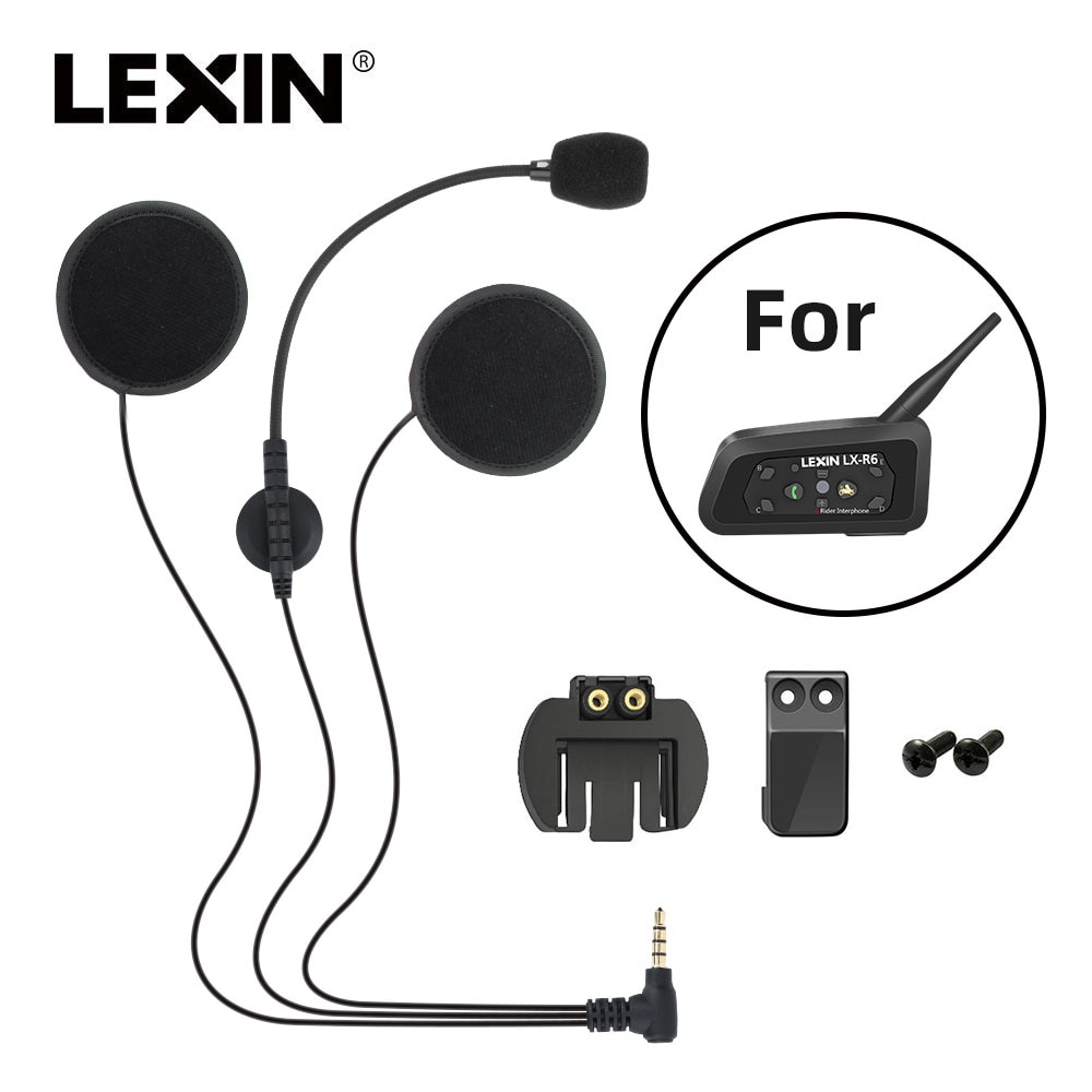 Brand-Lexin-intercom-Headset-Clip-Set-Accessories-for-LX-R6-Bluetooth-Helmet-Interphone-Intercom-Headphone-Jack