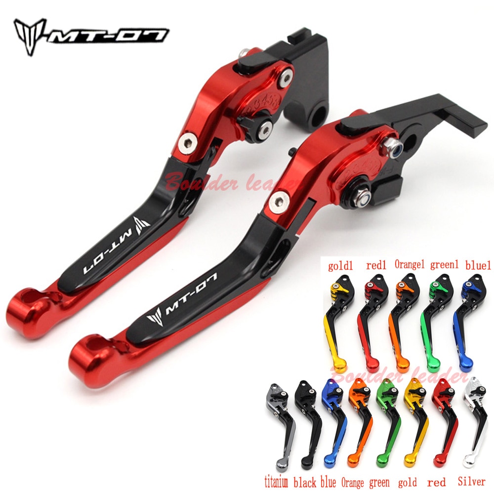 LOGO-MT-07-Motorcycle-Accessories-Aluminum-Folding-Extendable-Brake-Clutch-Levers-For-YAMAHA-MT-07-MT-7