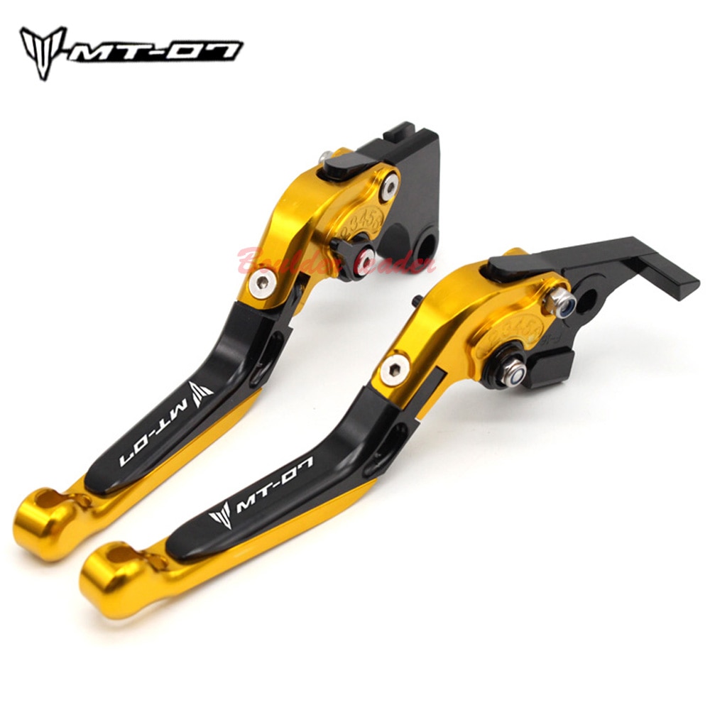 LOGO-MT-07-Motorcycle-Accessories-Aluminum-Folding-Extendable-Brake-Clutch-Levers-For-YAMAHA-MT-07-MT-9