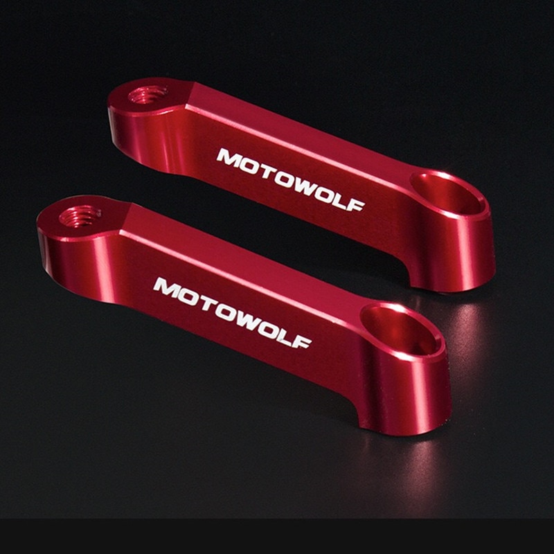 Motorcycle Rearview Mirror Extension Mount Bracket Holder Universal 8