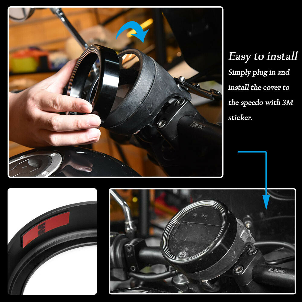 Motorcycle Speedometer Odometer Gauge Instrument Meter Ring For Honda Rebel CMX 300 500 CMX500