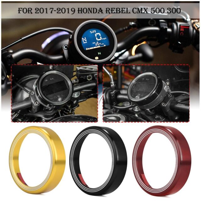 Motorcycle Speedometer Odometer Gauge Instrument Meter Ring For Honda Rebel CMX 300 500 CMX500