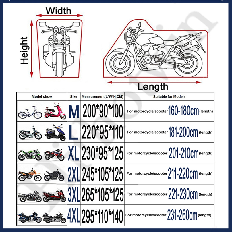 Motorcycle-cover-M-L-XL-2XL-3XL-4XL-universal-Outdoor-UV-Protector-Scooter-All-Season-waterproof-2