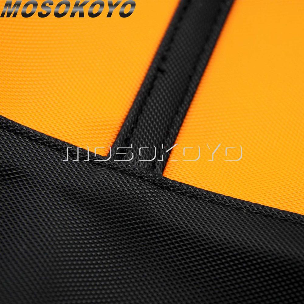 Orange-Motocross-Dirt-Bike-Seat-Cover-Pro-Ribbed-Gripper-Soft-Seat-Cover-for-KTM-EXC-XC-2