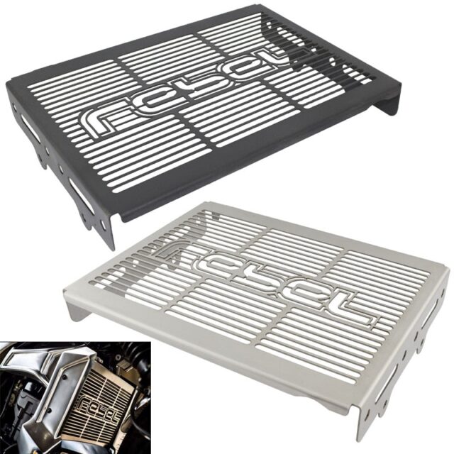 Radiator Cooler Grille Guard Cover Frame Protector Stainless Steel For