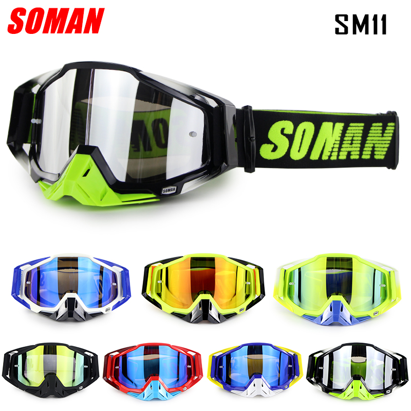 motocross goggles over glasses