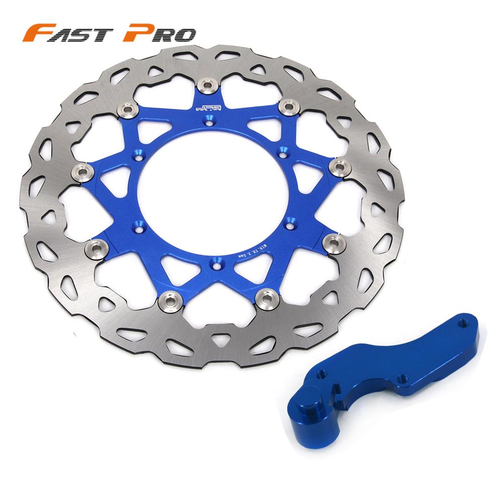 Motorcycle-320mm-Front-Floating-Brake-Disc-Rotor-Bracket-For-Yamaha-YZ-WR-125-250-WRF-YZF