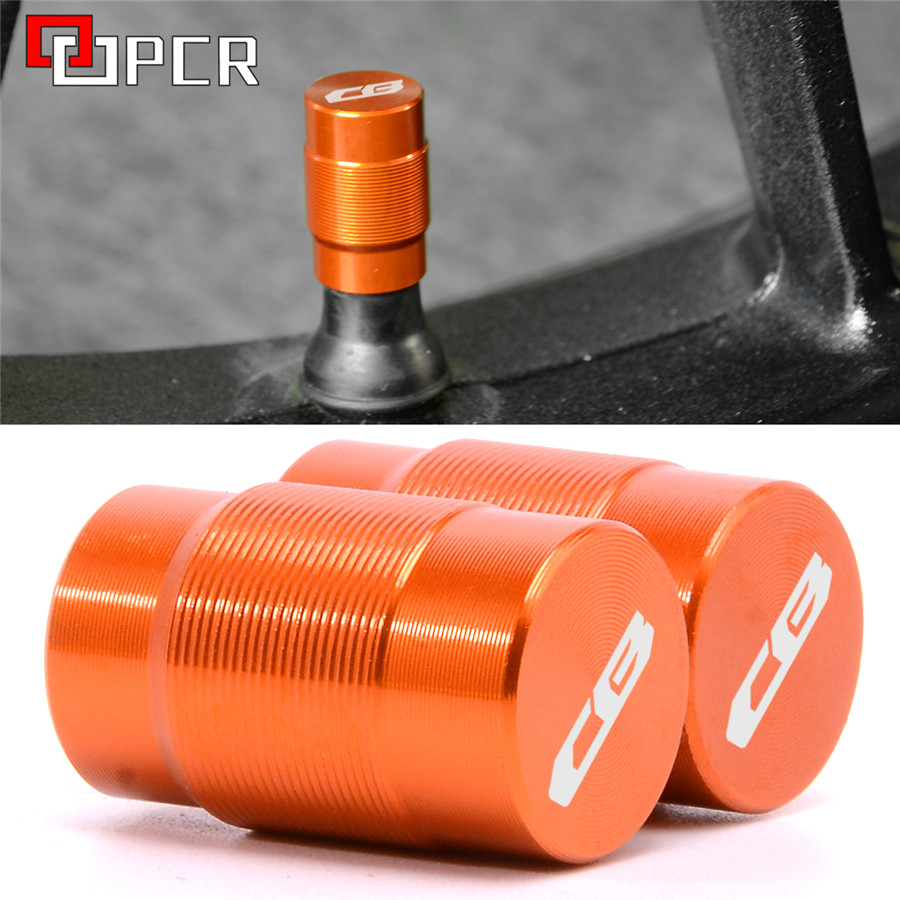 Aluminum MOTO Wheel Tire Valve caps Cover For Honda CB125R CB150R CB190R CB250R CB300R CB400