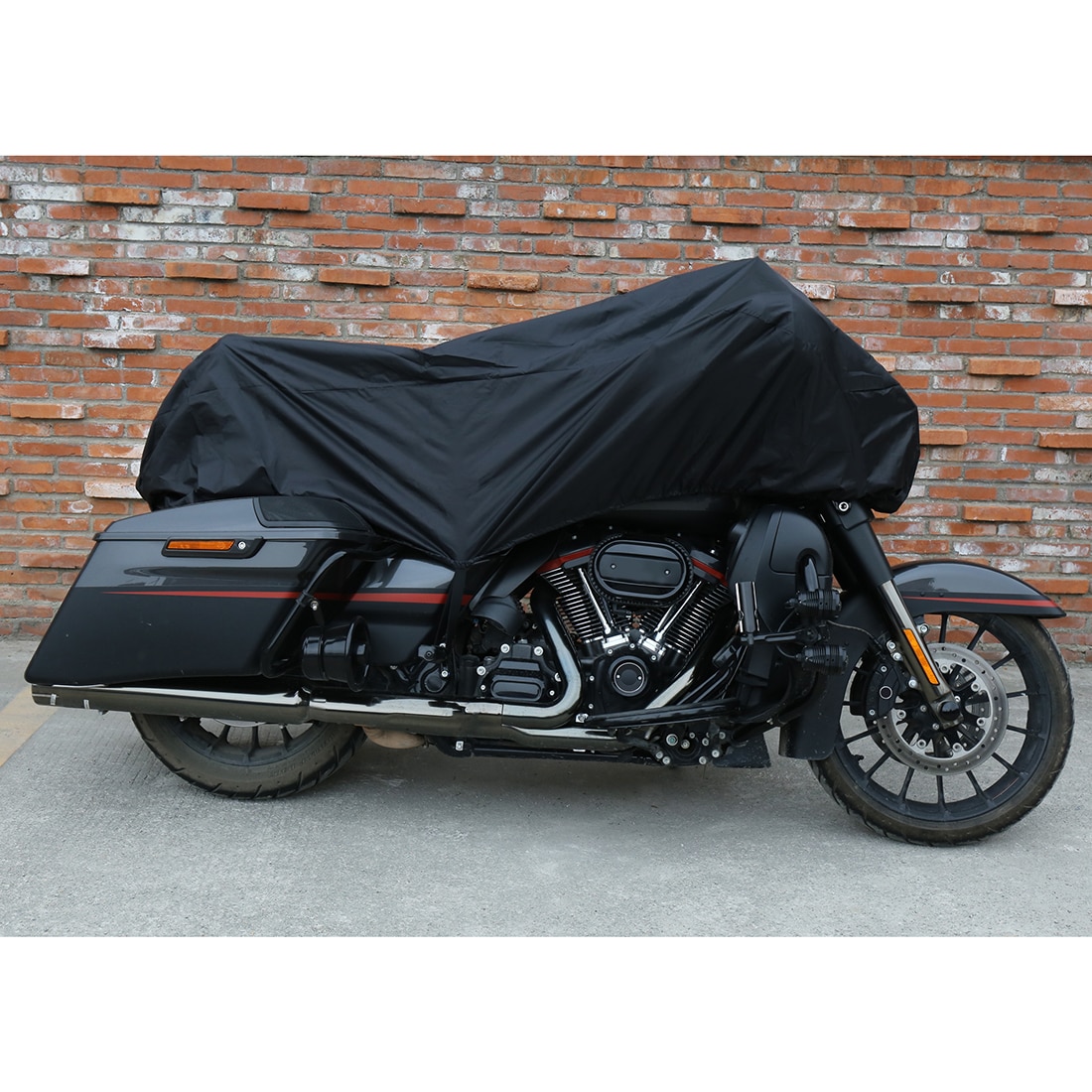 X-AUTOHAUX-M-L-XL-SIZE-Motorcycle-Half-Cover-210T-universal-Outdoor-Waterproof-Dustproof-Rain-Dust-1