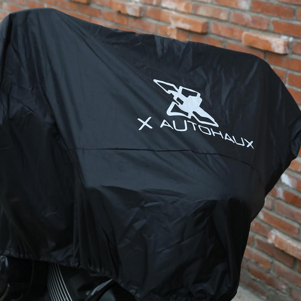 X-AUTOHAUX-M-L-XL-SIZE-Motorcycle-Half-Cover-210T-universal-Outdoor-Waterproof-Dustproof-Rain-Dust-2