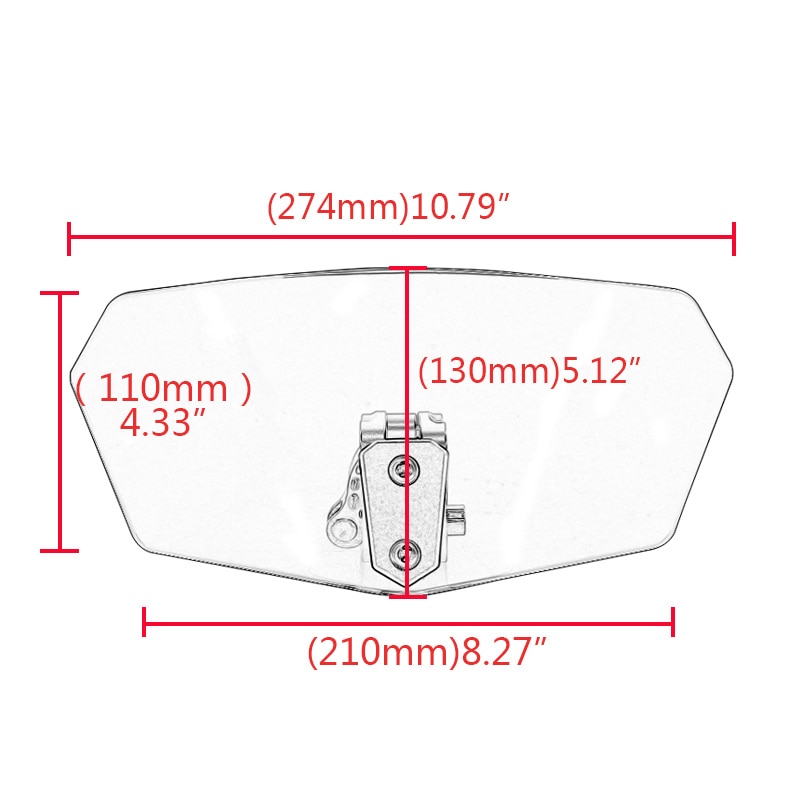 Motorcycle-Windshield-Airflow-Adjustable-Windscreen-Extension-Wind-Deflector-For-Harley-Honda-Yamaha-Kawasaki-Triumph-5
