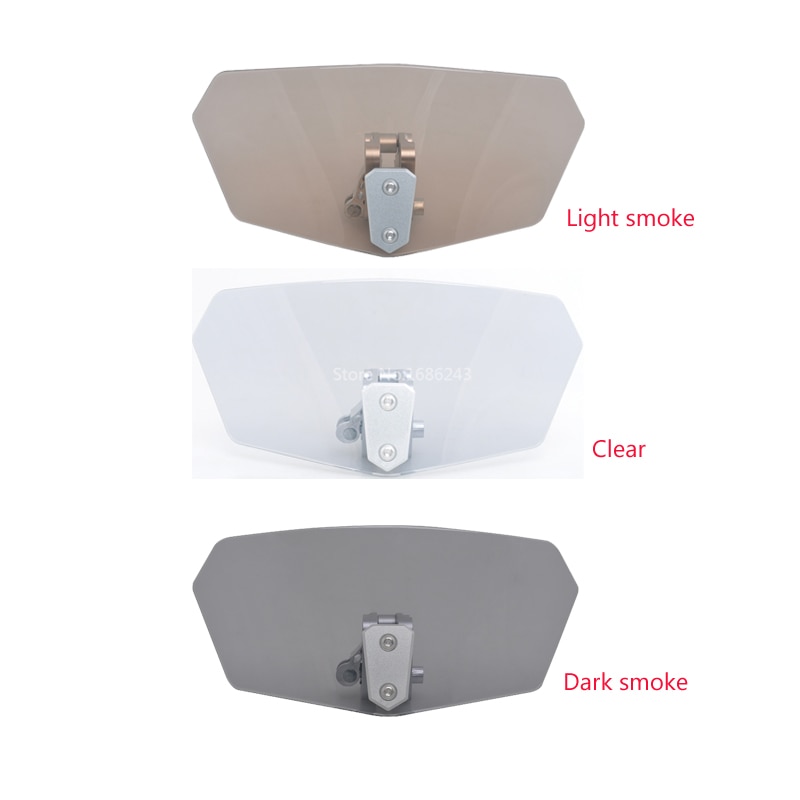 Motorcycle-Windshield-Airflow-Adjustable-Windscreen-Extension-Wind-Deflector-For-Harley-Honda-Yamaha-Kawasaki-Triumph