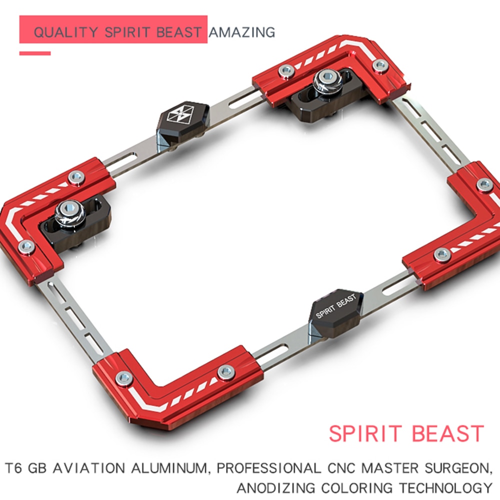 SPIRIT-BEAST-Motorcycle-License-Plate-Holder-Number-Bracket-Frame-Motor-for-Yamaha-Suzuki-Honda-Benelli-Ducati-4