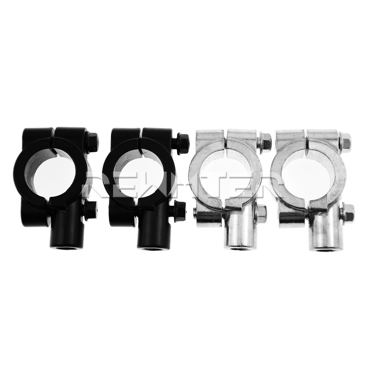 2PCS-Black-Silver-Motorcycle-accessories-Mirror-Mount-Clamp-Rear-View-Mirror-Holder-Size-22mm-10mm-8mm-1